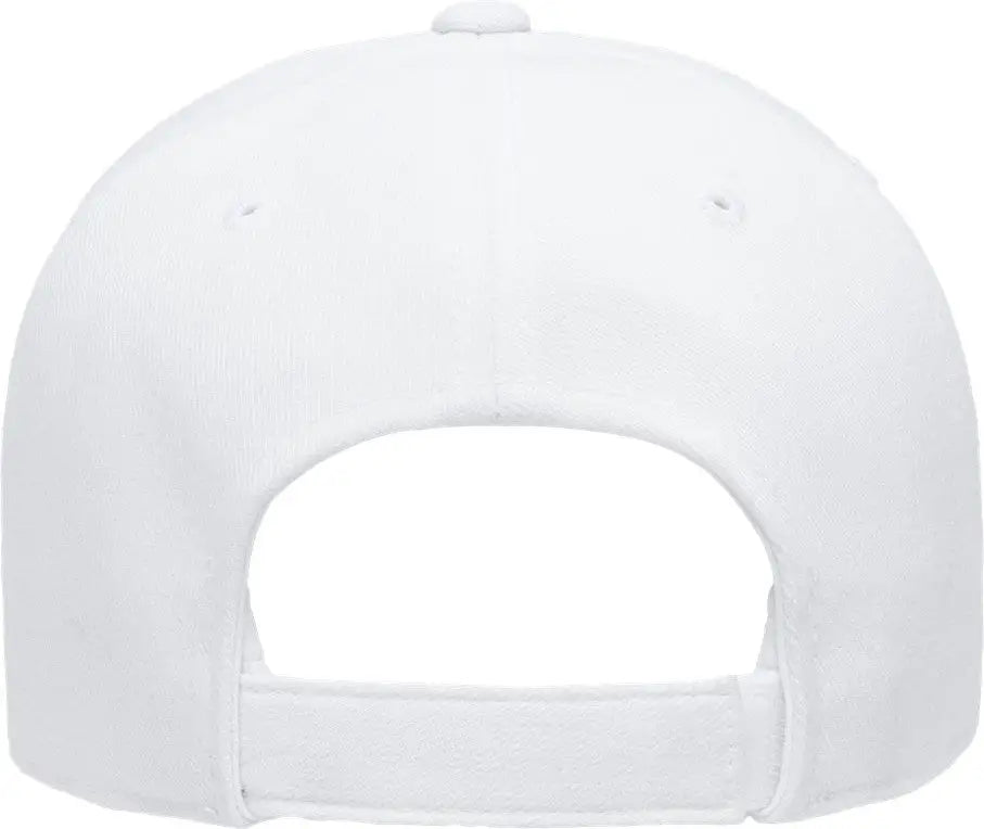 Yp Classics 6363v Structured Brushed Twill Cap - White - one Size Fits Most
