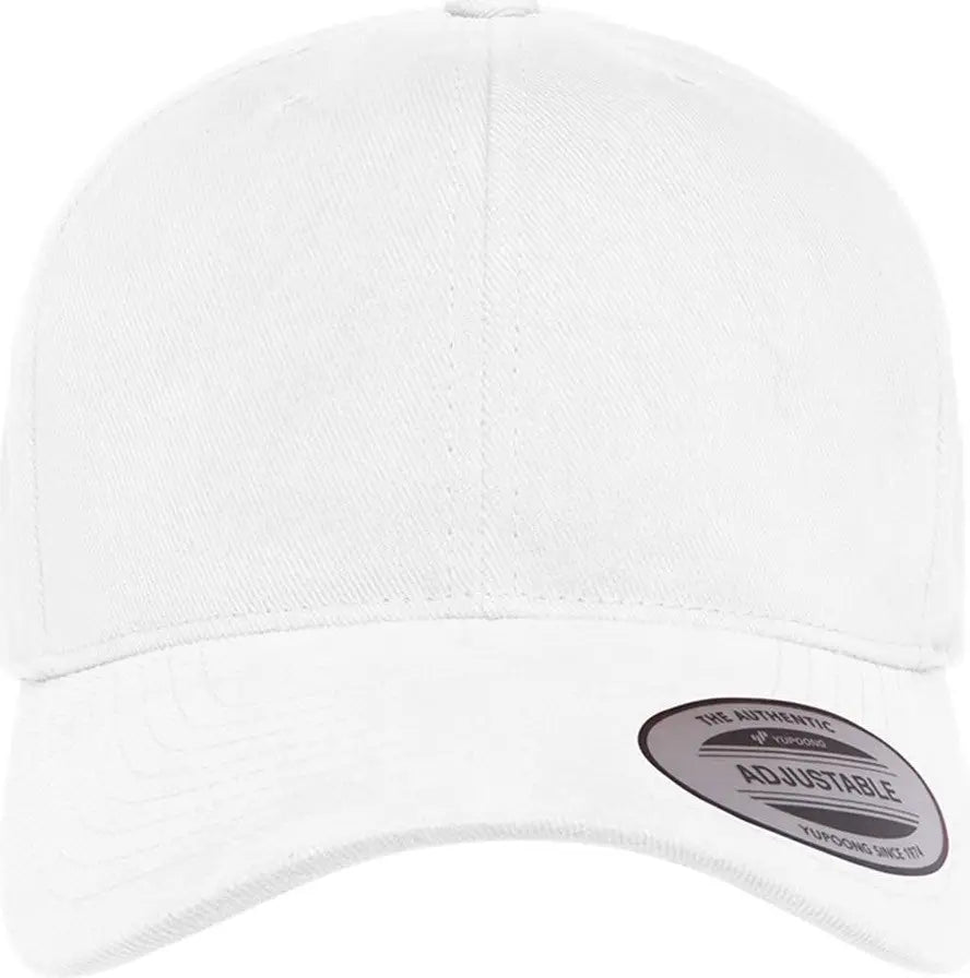 Yp Classics 6363v Structured Brushed Twill Cap - White - one Size Fits Most
