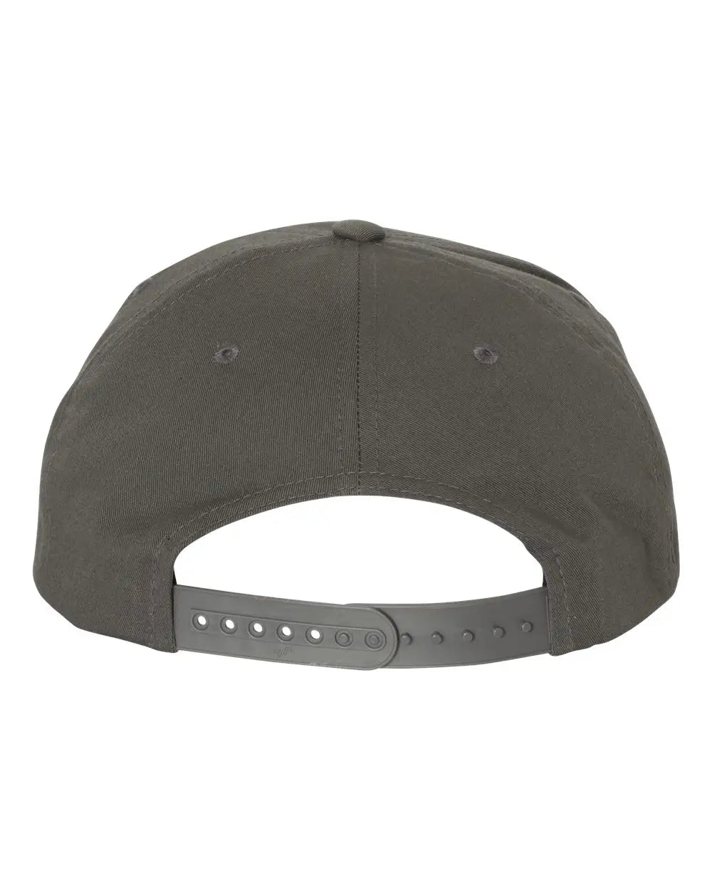 Yp Classics 6502 Lightly-structured Five-panel Snapback Cap - Charcoal - one Size Fits Most