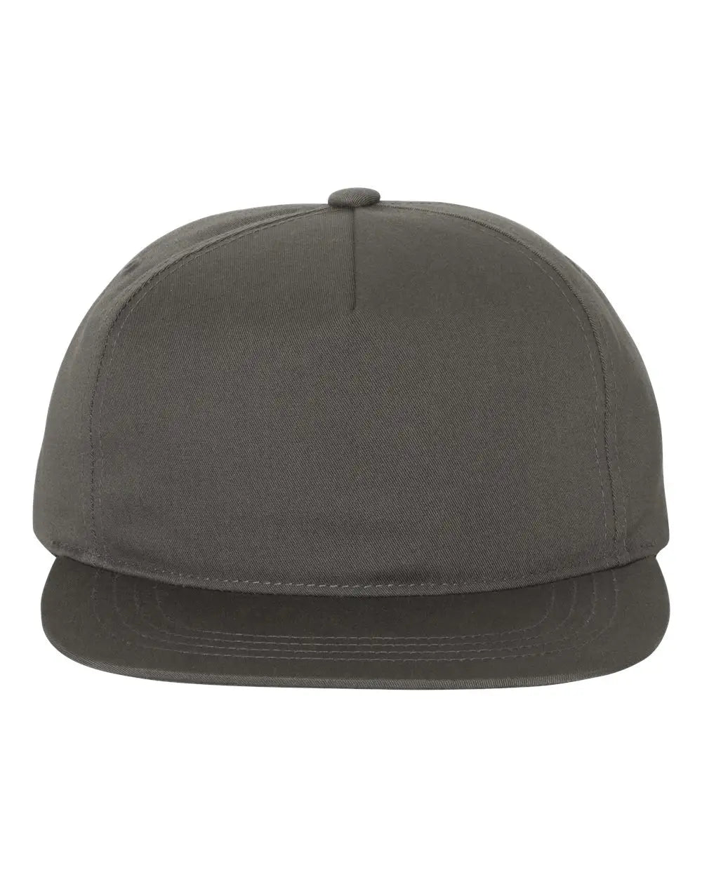 Yp Classics 6502 Lightly-structured Five-panel Snapback Cap - Charcoal - one Size Fits Most