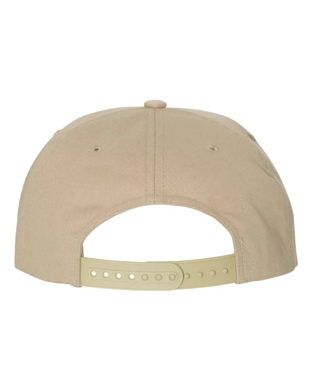 Yp Classics 6502 Lightly-structured Five-panel Snapback Cap - Khaki - one Size Fits Most