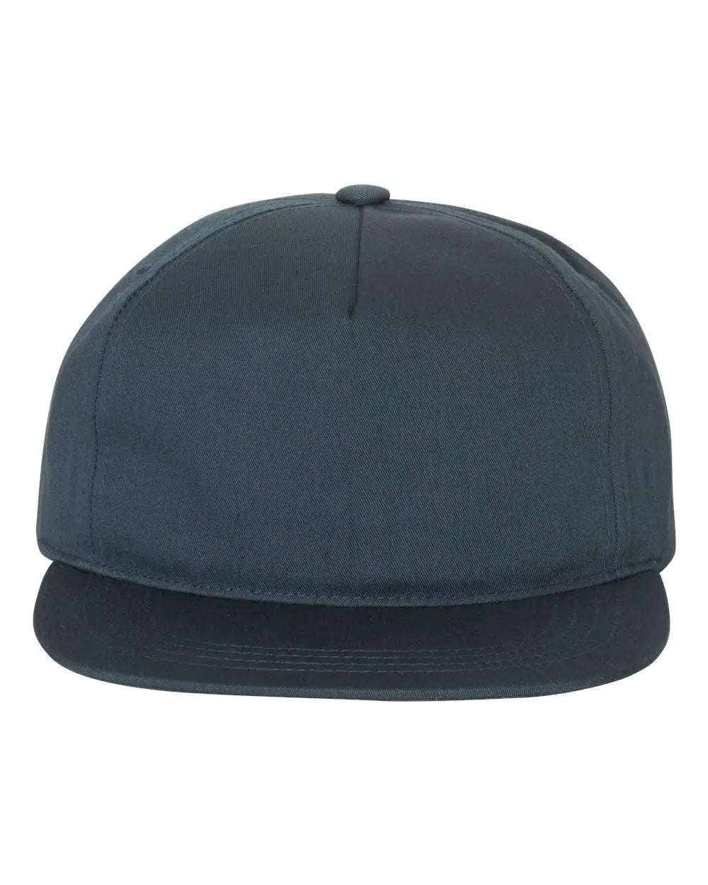 Yp Classics 6502 Lightly-structured Five-panel Snapback Cap - Navy - one Size Fits Most