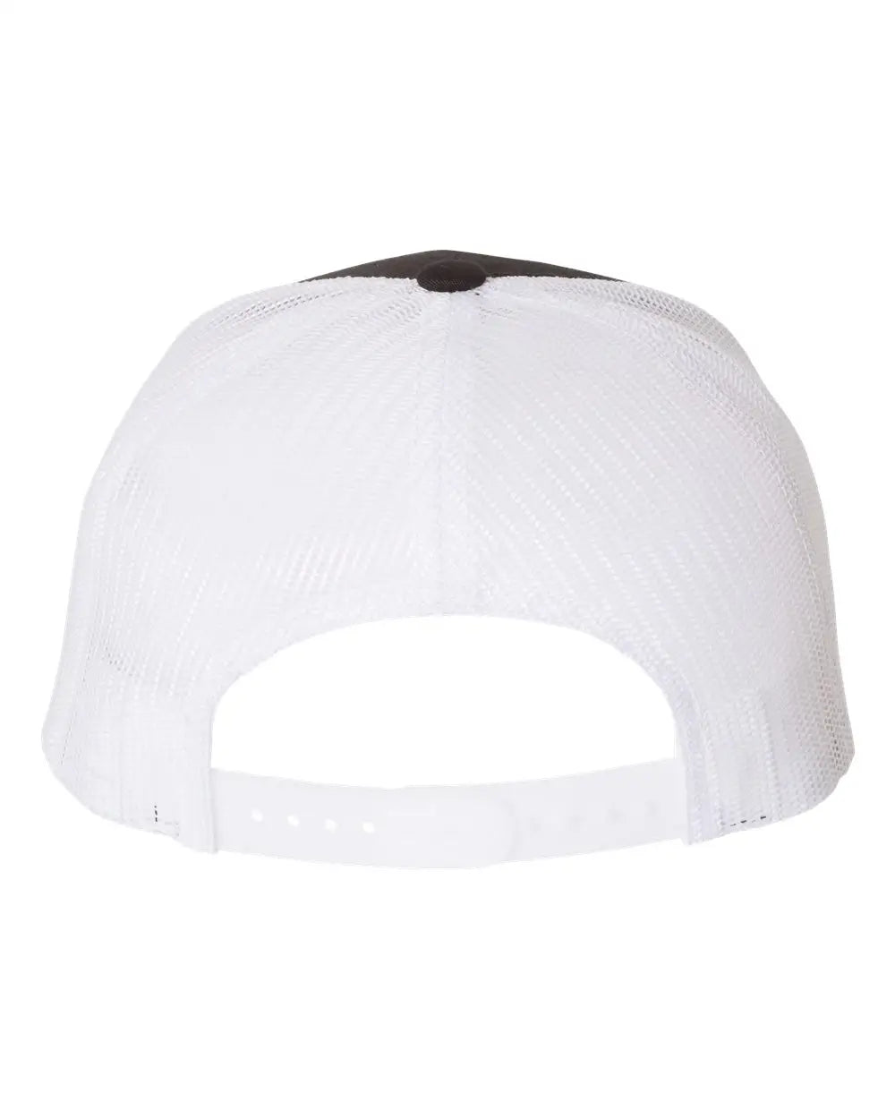 Yp Classics 6506s Five-panel Retro Trucker Cap - 6506 - Black White - one Size Fits Most
