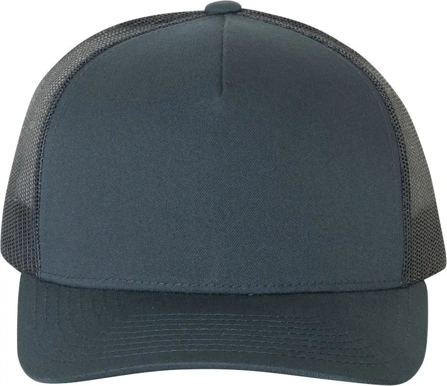 Yp Classics 6506s Five-panel Retro Trucker Cap - 6506 - Navy - one Size Fits Most