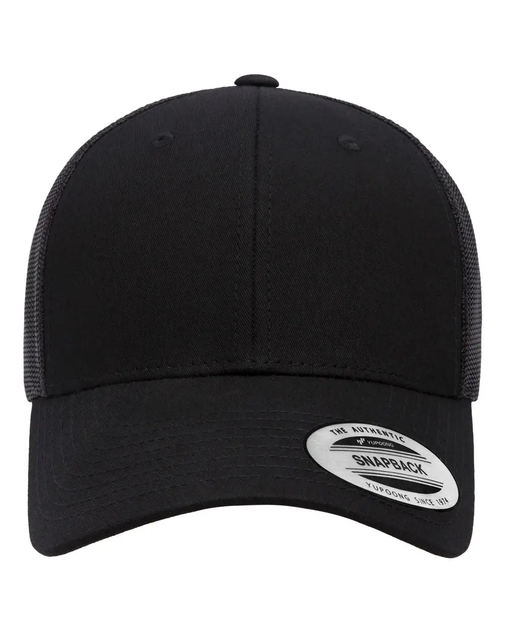Yp Classics 6601 Elite Cap - Black - one Size Fits Most