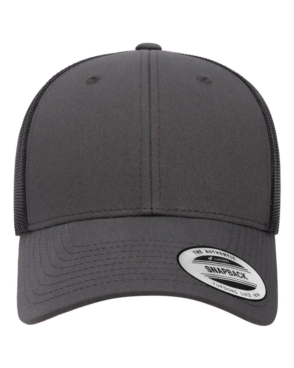 Yp Classics 6601 Elite Cap - Charcoal Black - Dark Gray / one Size Fits Most