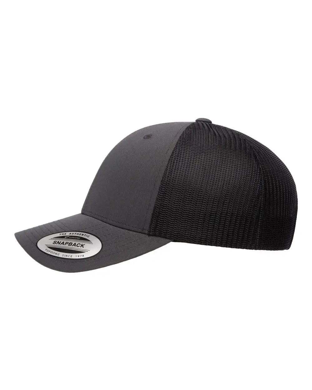 Yp Classics 6601 Elite Cap - Charcoal Black - Dark Gray / one Size Fits Most