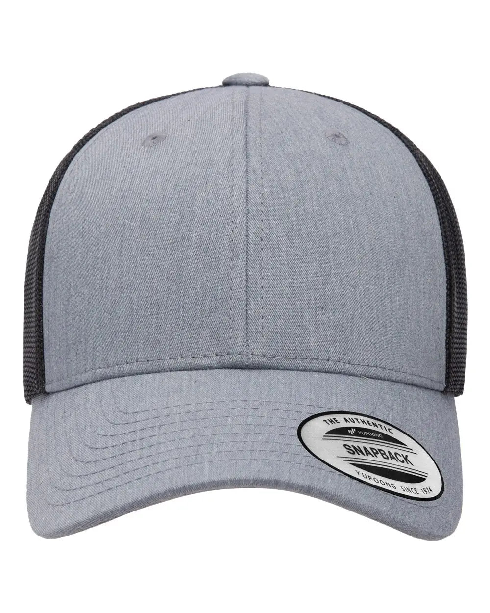 Yp Classics 6601 Elite Cap - Heather Black - one Size Fits Most