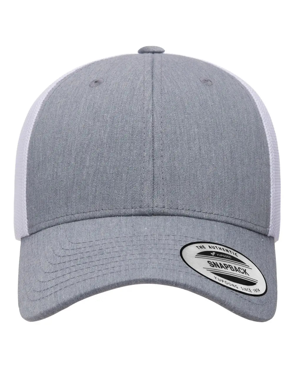 Yp Classics 6601 Elite Cap - Heather White - one Size Fits Most