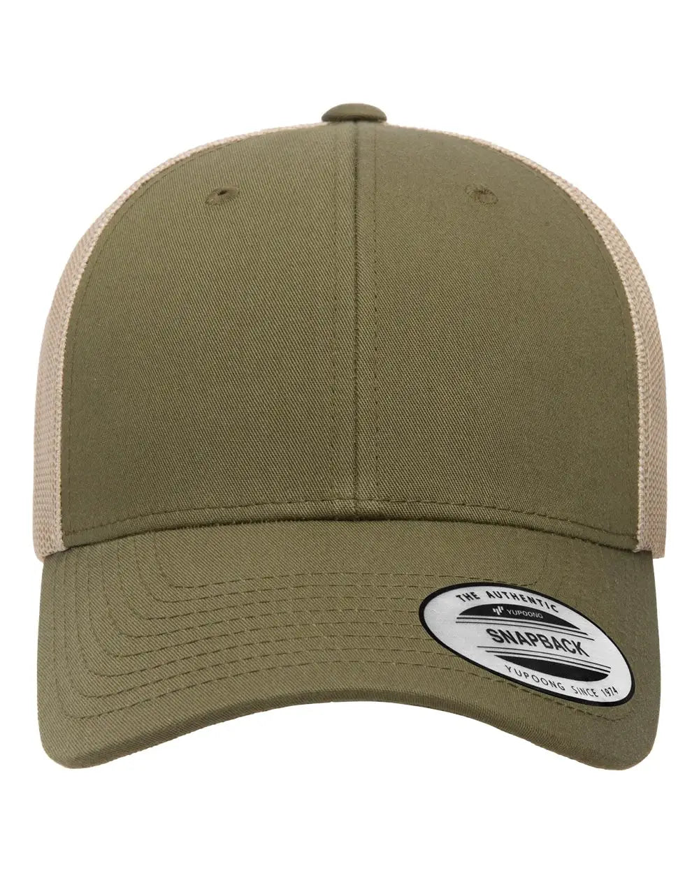 Yp Classics 6601 Elite Cap - Moss Green Khaki - one Size Fits Most