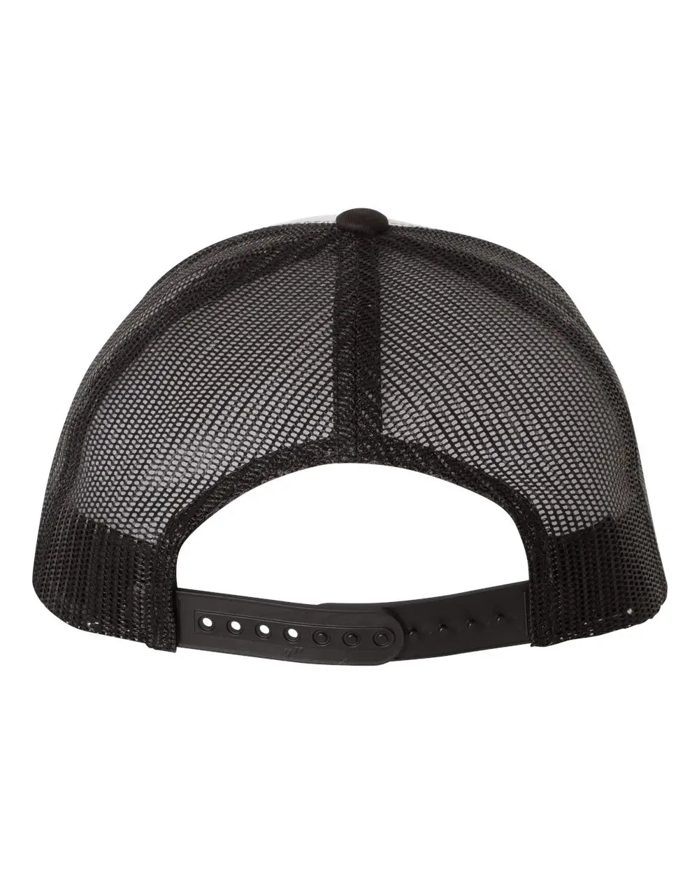 Yp Classics 6606 Retro Trucker Cap - Black White - one Size Fits Most