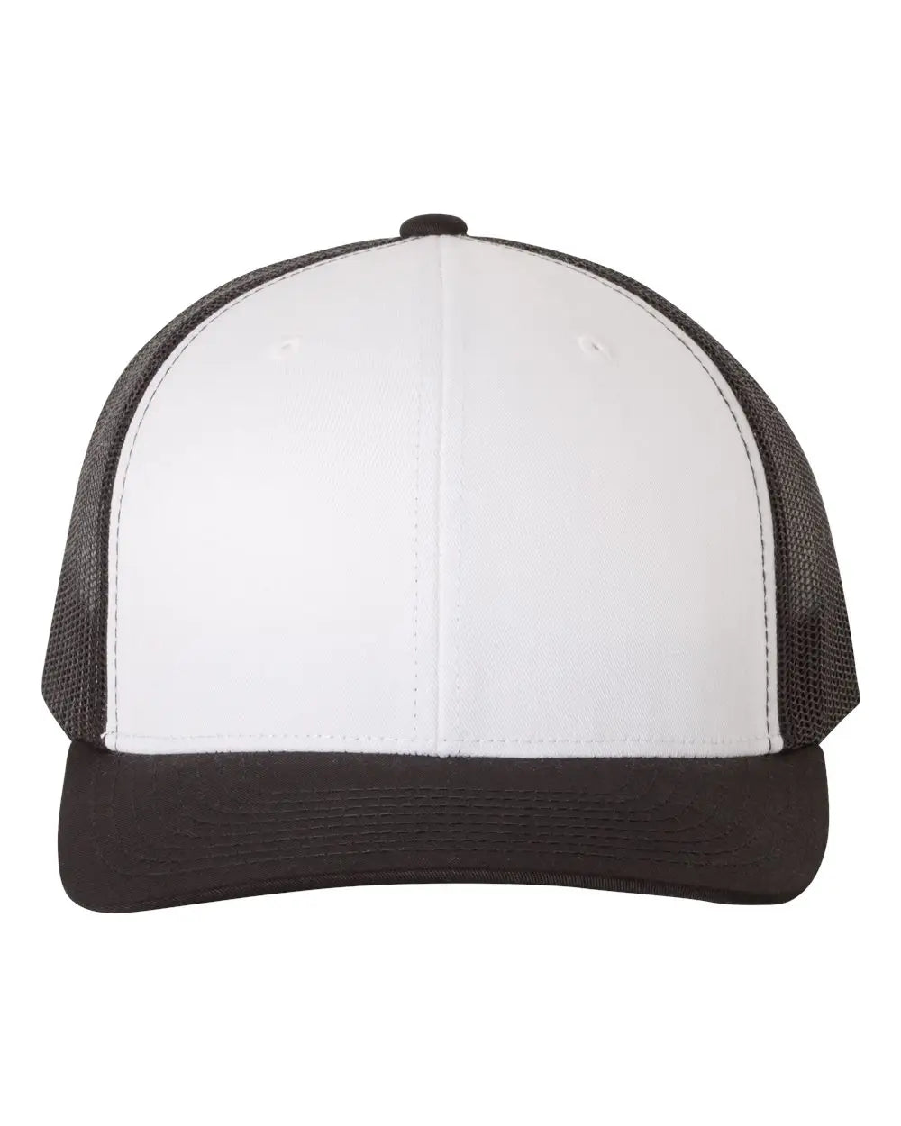 Yp Classics 6606 Retro Trucker Cap - Black White - one Size Fits Most