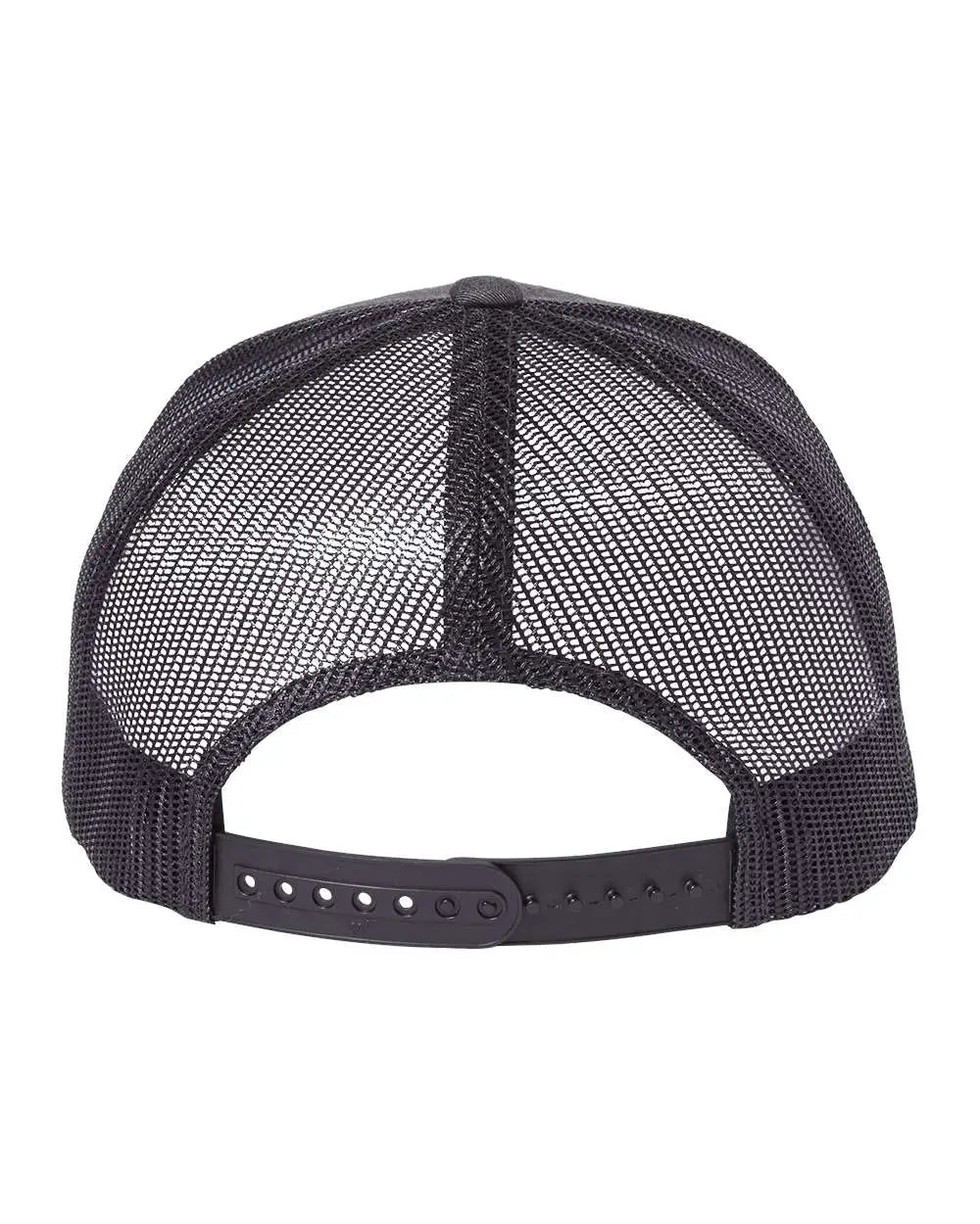 Yp Classics 6606 Retro Trucker Cap - Dark Heather Gray - one Size Fits Most