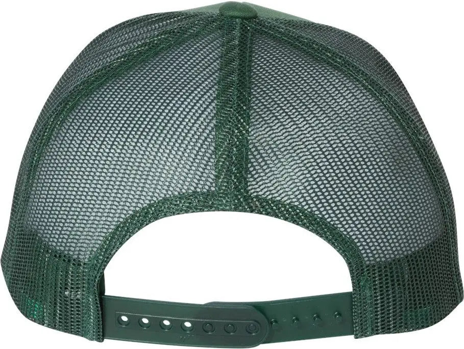 Yp Classics 6606 Retro Trucker Cap - Evergreen - one Size Fits Most
