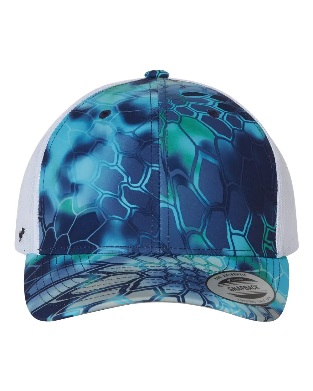 Yp Classics 6606 Retro Trucker Cap - Kryptek Pontus - one Size Fits Most