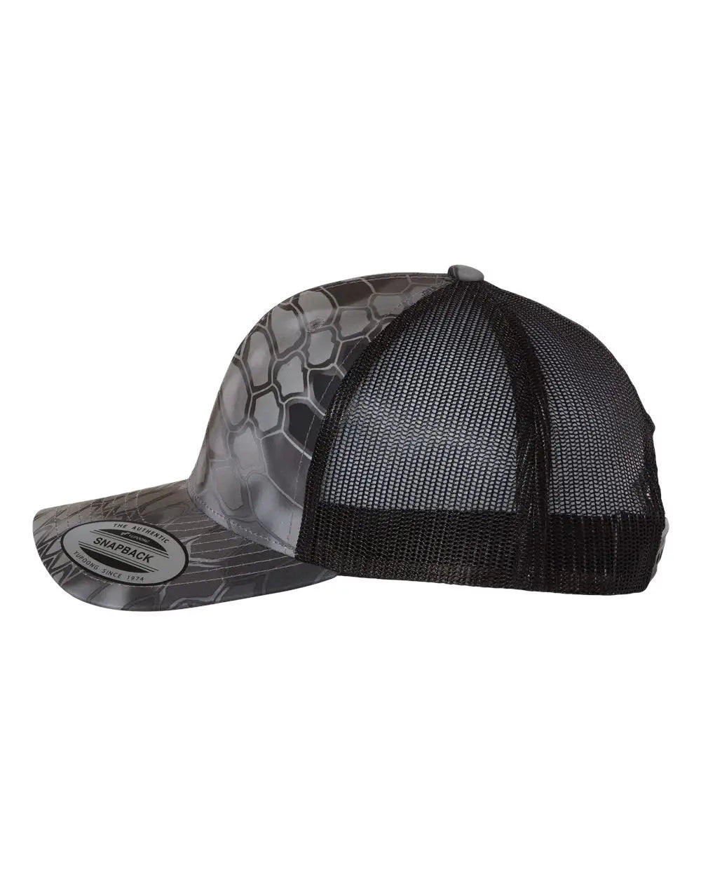 Yp Classics 6606 Retro Trucker Cap - Kryptek Raid - one Size Fits Most