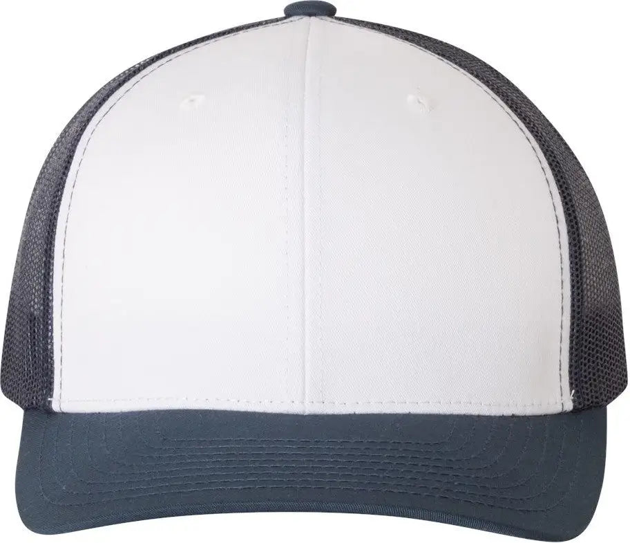 Yp Classics 6606 Retro Trucker Cap - Navy White - one Size Fits Most