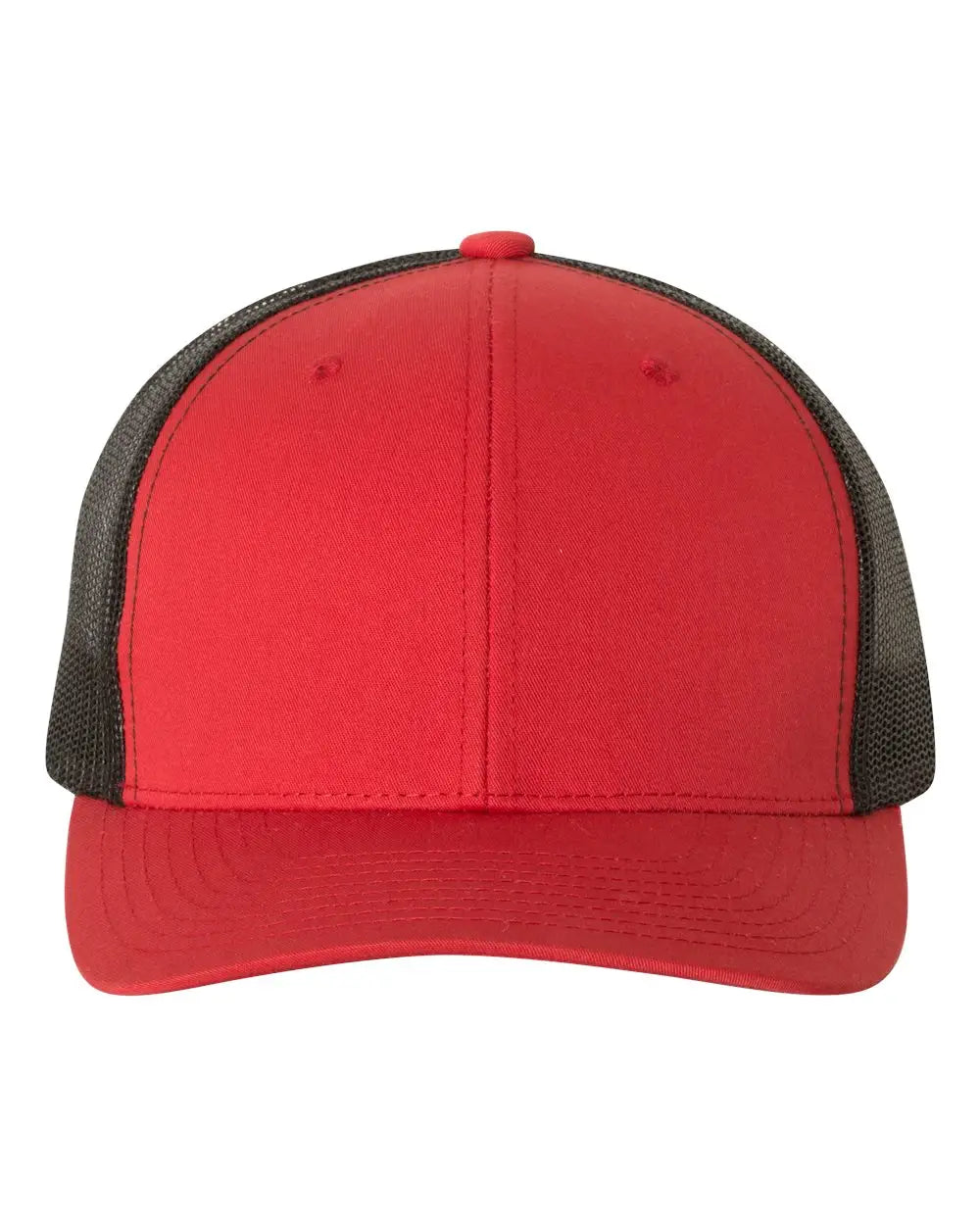 Yp Classics 6606 Retro Trucker Cap - Red Black - one Size Fits Most