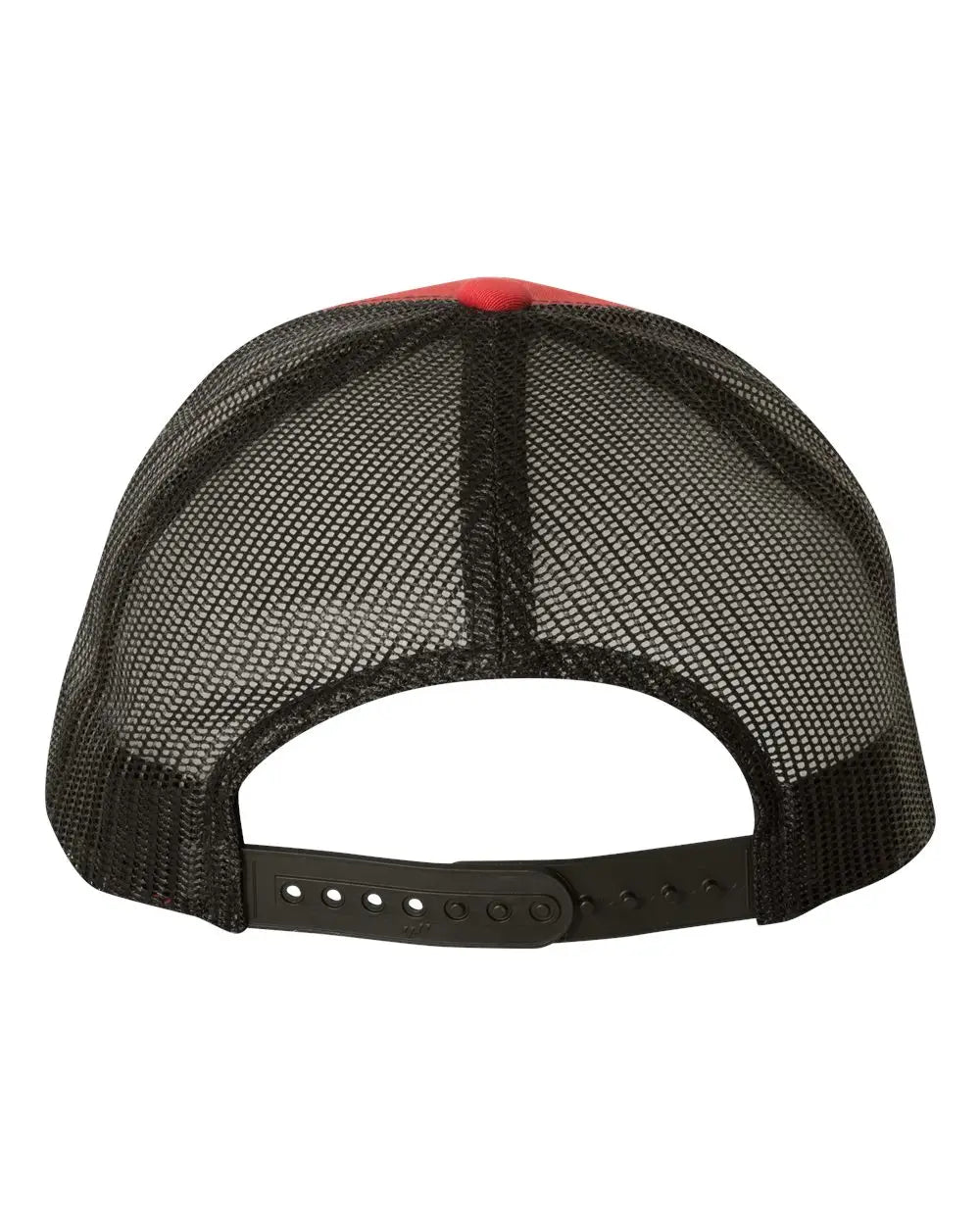 Yp Classics 6606 Retro Trucker Cap - Red Black - one Size Fits Most