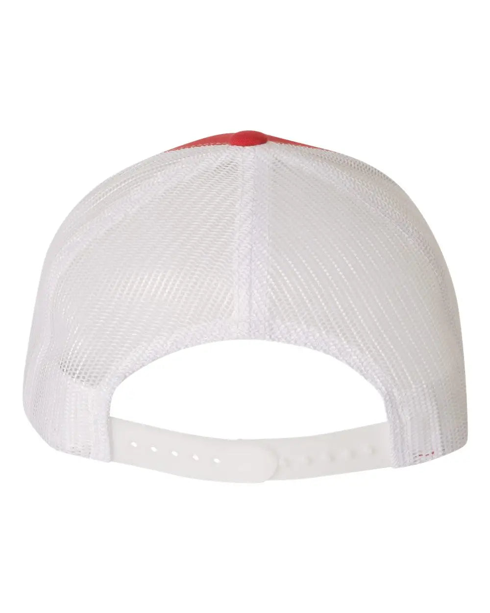 Yp Classics 6606 Retro Trucker Cap - Red White - one Size Fits Most