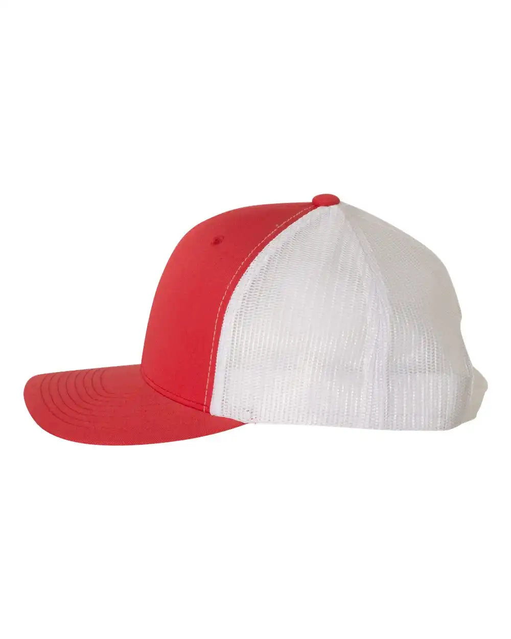 Yp Classics 6606 Retro Trucker Cap - Red White - Red/ / Adjustable