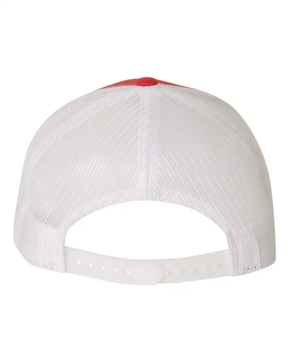 Yp Classics 6606 Retro Trucker Cap - Red White - Red/ / Adjustable