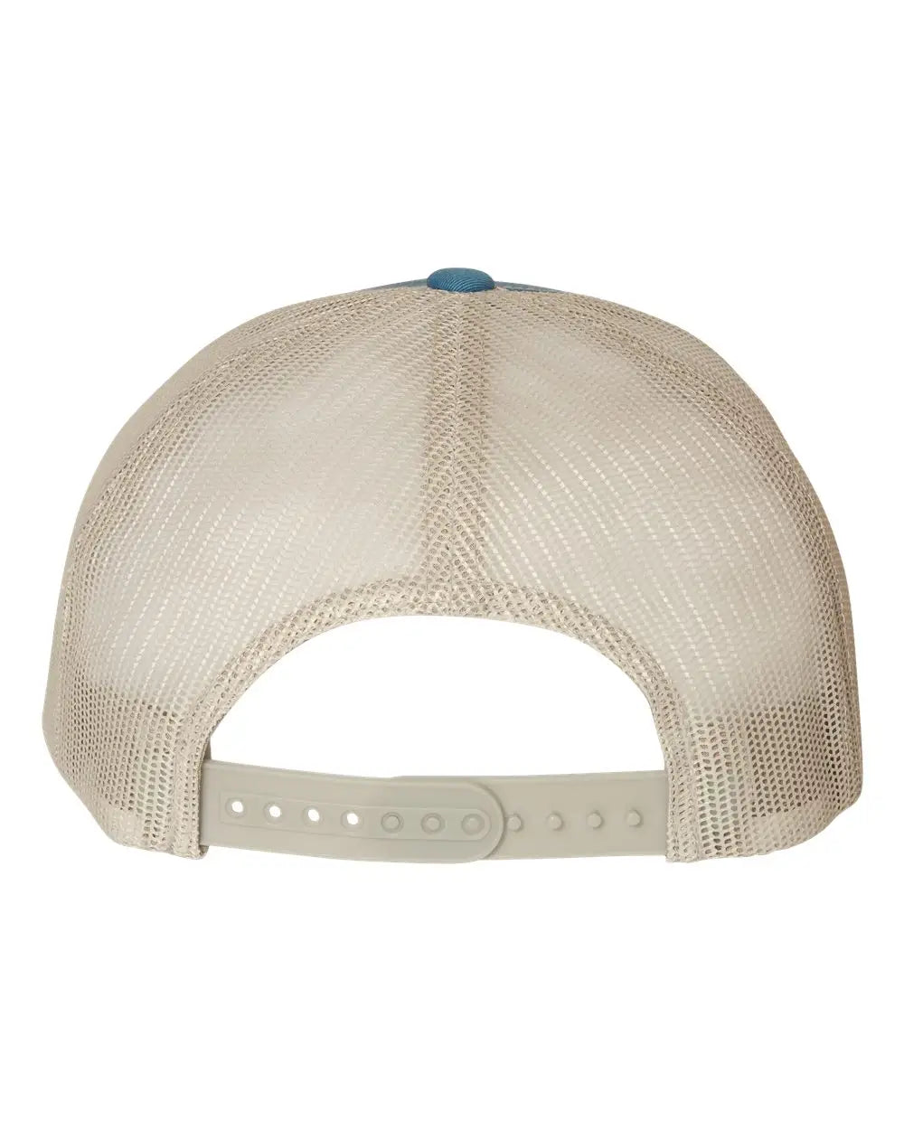 Yp Classics 6606 Retro Trucker Cap - Steel Blue Silver