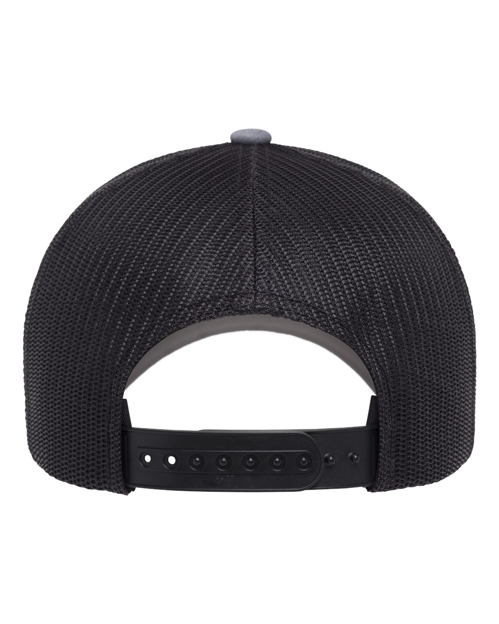 Yp Classics 6606bd Retro Trucker Rope Cap - Heather Grey Black