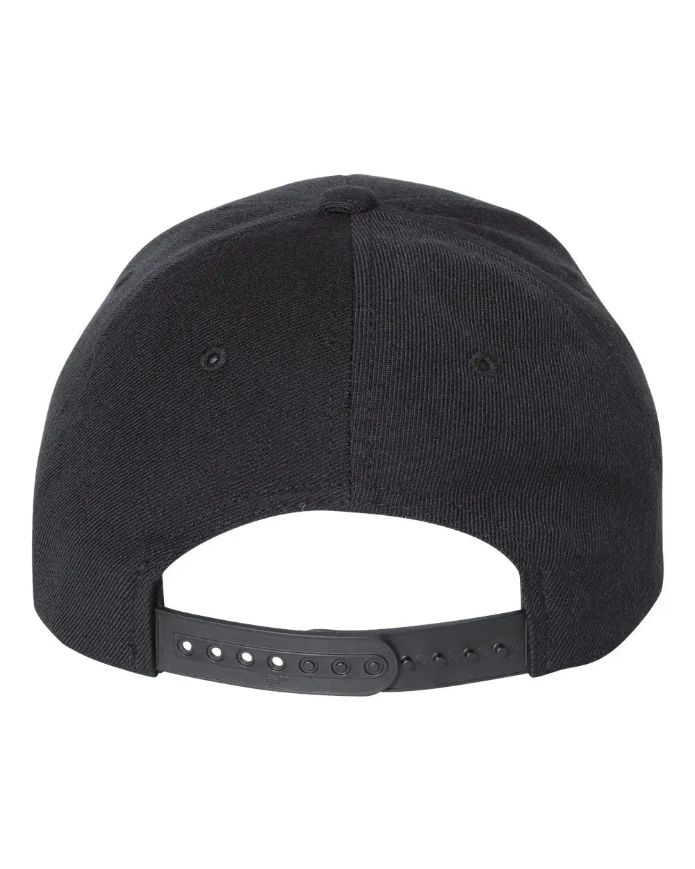 Yp Classics 6789m Premium Curved Bill Snapback Cap - Black - one Size Fits Most