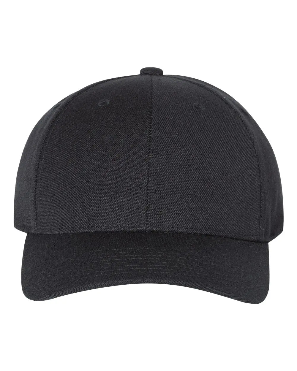 Yp Classics 6789m Premium Curved Bill Snapback Cap - Black - one Size Fits Most