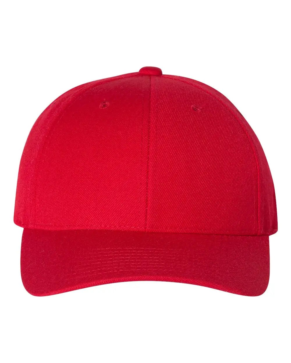 Yp Classics 6789m Premium Curved Bill Snapback Cap - Red - one Size Fits Most