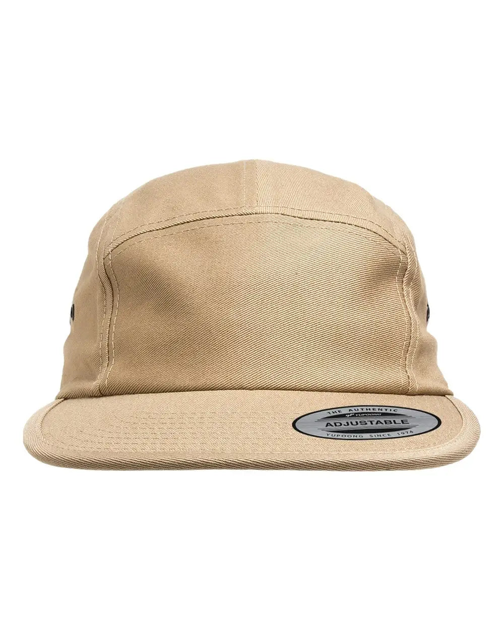 Yp Classics 7005 Classic Jockey Flat Bill Cap - Khaki - one Size Fits Most