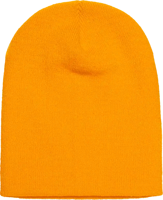 Yupoong 1500kc Classics Short Beanie - Gold - one Size Fits Most