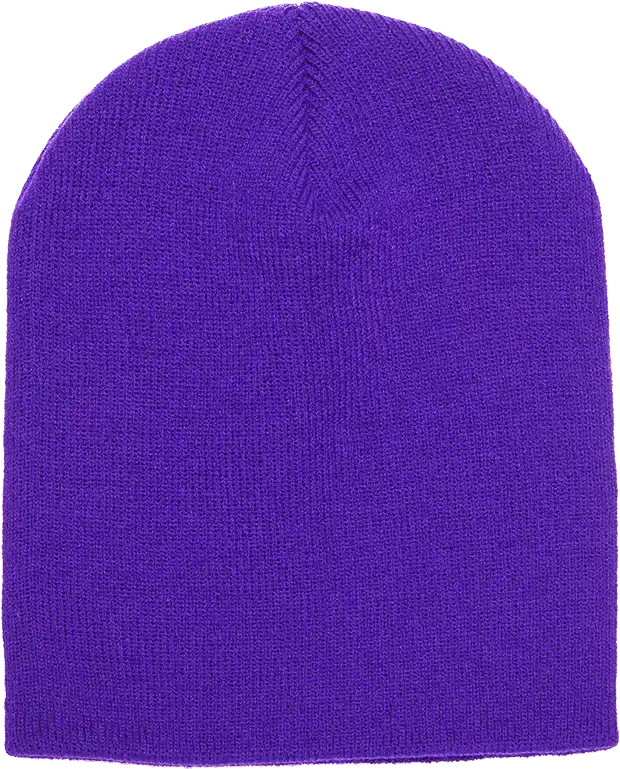 Yupoong 1500kc Classics Short Beanie - Purple - one Size Fits Most
