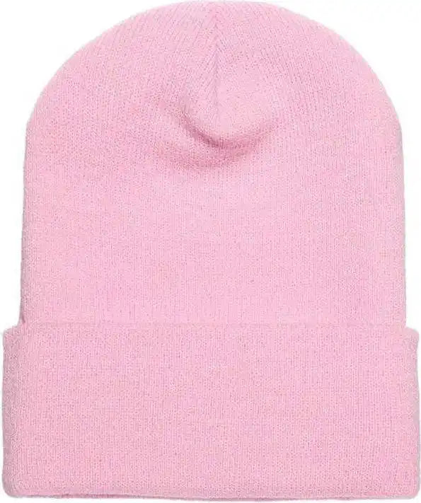 Yupoong 1501kc Classics Cuffed Knit Beanie - Baby Pink - one Size Fits Most