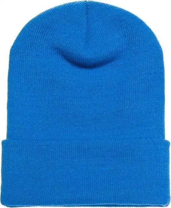 Yupoong 1501kc Classics Cuffed Knit Beanie Carolina Blue Columbia / one Size Fits Most
