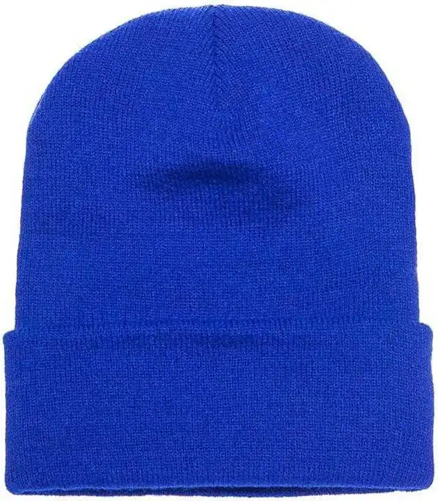 Yupoong 1501kc Classics Cuffed Knit Beanie Royal / one Size Fits Most
