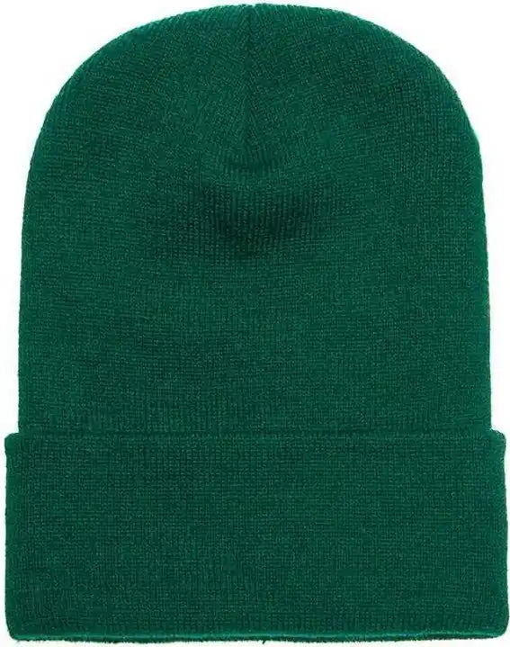 Yupoong 1501kc Classics Cuffed Knit Beanie - Spruce - Forest / one Size Fits Most