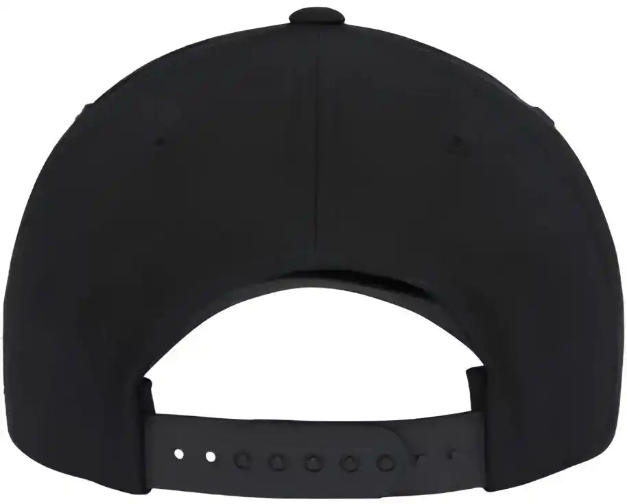 Yupoong 5079 Retro Cotton Blend Trucker Snapback Cap Black / one Size Fits Most