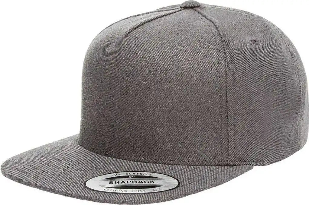 Yupoong 5089m Classics Premium 5 Panel Snapback Cap Dark Gray / 6 5/8’’ 7