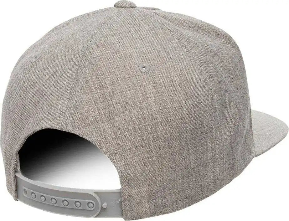 Yupoong 5089m Classics Premium 5-panel Snapback Cap - Heather - Gray / 6 5/8’’ - 7