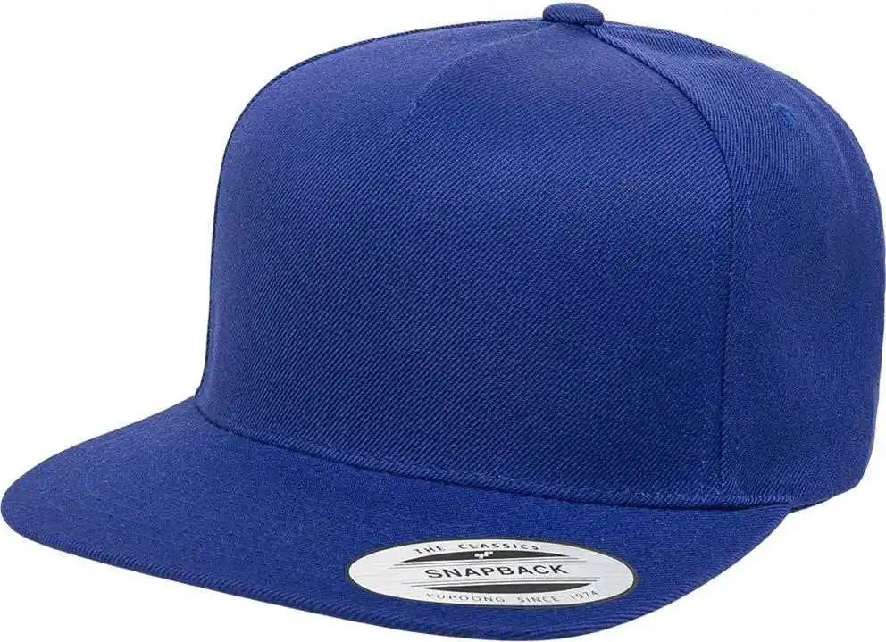 Yupoong 5089m Classics Premium 5 Panel Snapback Cap Royal / 6 5/8’’ 7