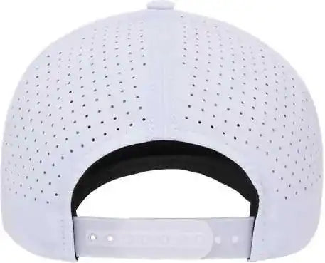 Yupoong 5389ap 5 Panel Snapback with Perforated Cap White / one Size Fits Most