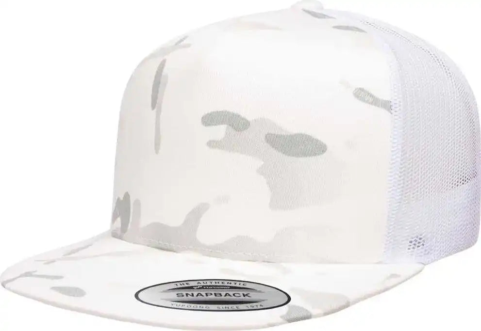 Yupoong 6006mc Classics Multicam Trucker Meshcap Multicam Alpine White Multi Colored / 6 5/8’’ 7