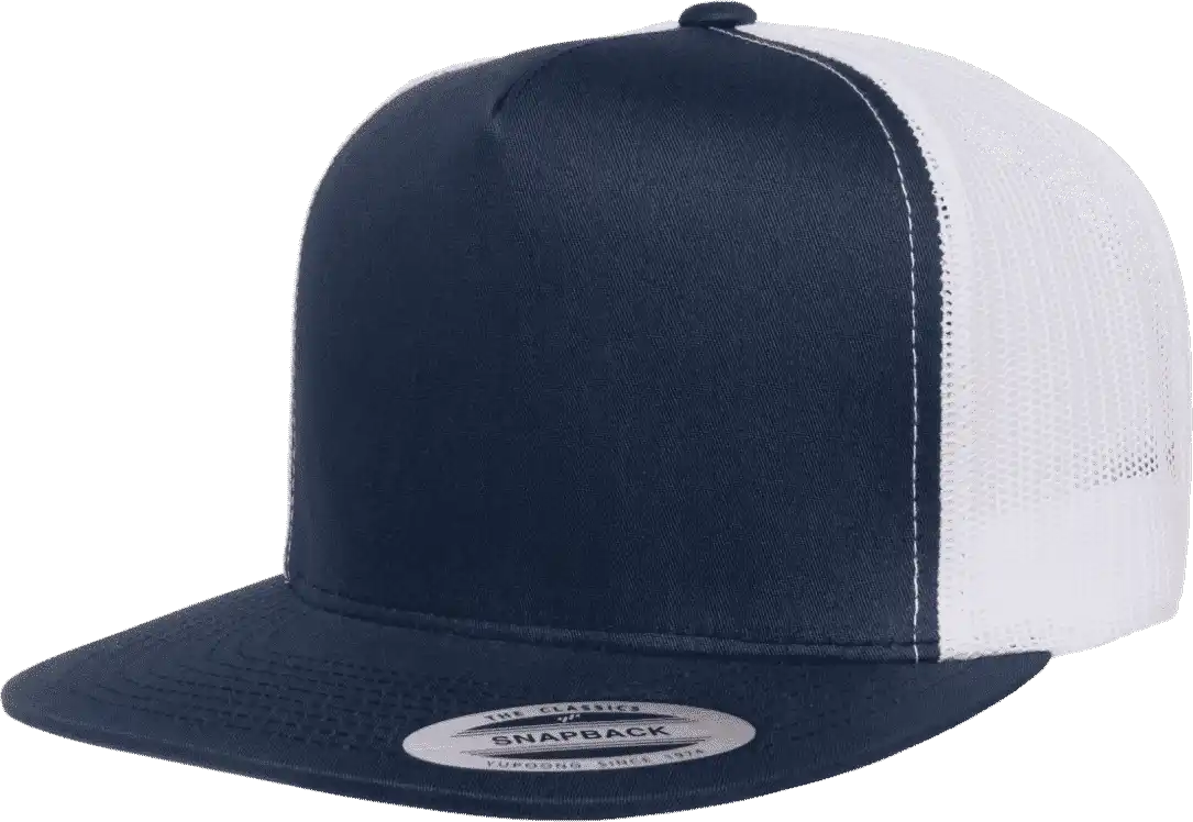 Yupoong 6006t Classics Classic Trucker Cap 2-tone - Navy White - 6 5/8’’ - 7
