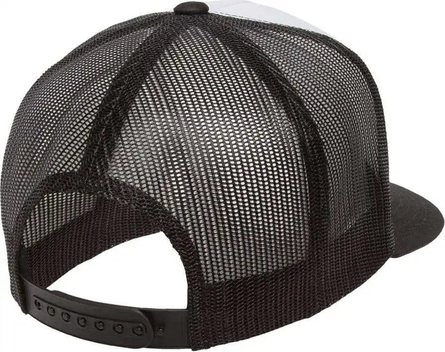 Yupoong 6006w Classics Trucker Cap White Front - Black - 6 5/8’’ - 7