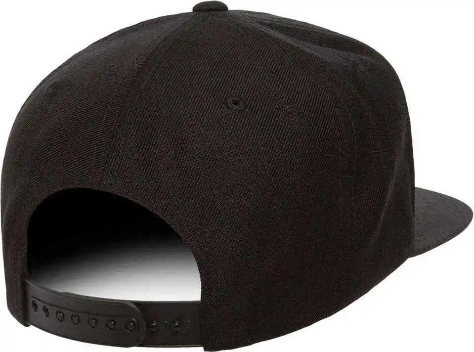 Yupoong 6089m Classics Premium Snapback Cap - Black - 6 5/8’’ - 7