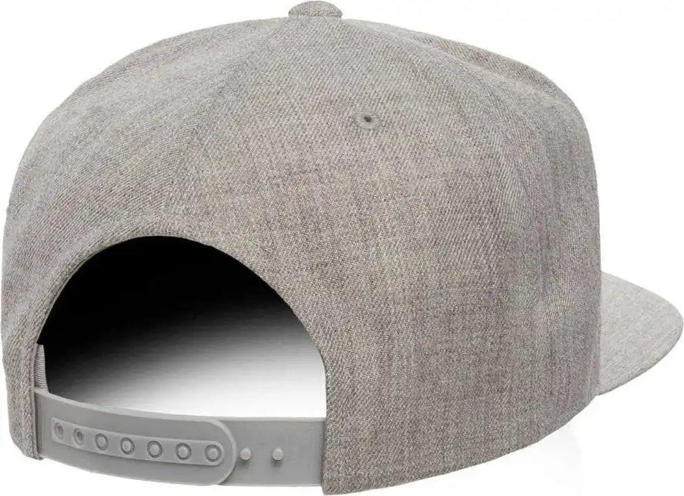 Yupoong 6089m Classics Premium Snapback Cap - Heather - Gray / 6 5/8’’ - 7