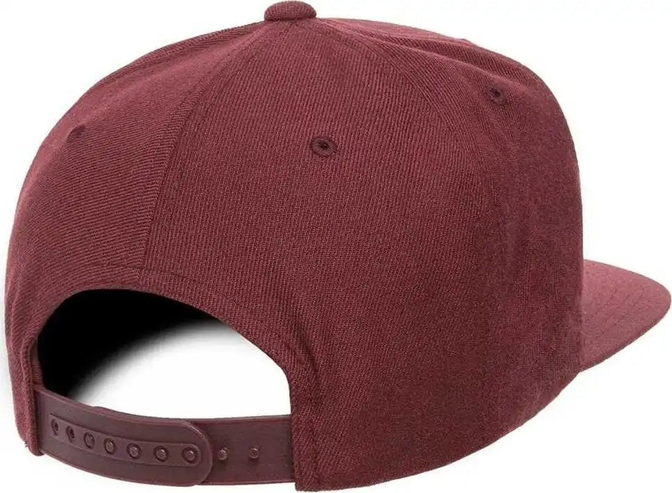 Yupoong 6089m Classics Premium Snapback Cap - Maroon - 6 5/8’’ - 7