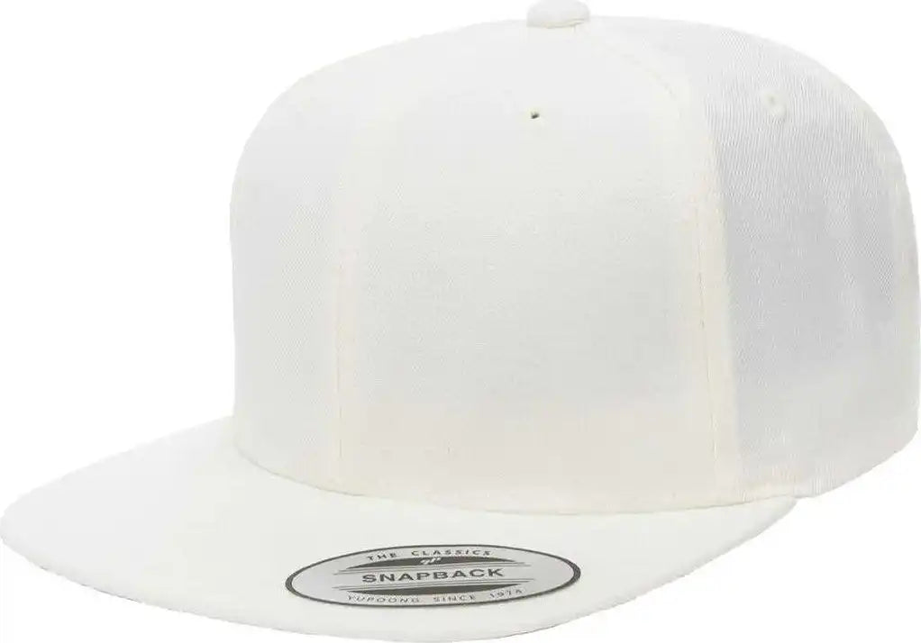 Yupoong 6089m Classics Premium Snapback Cap - Natural - 6 5/8’’ - 7